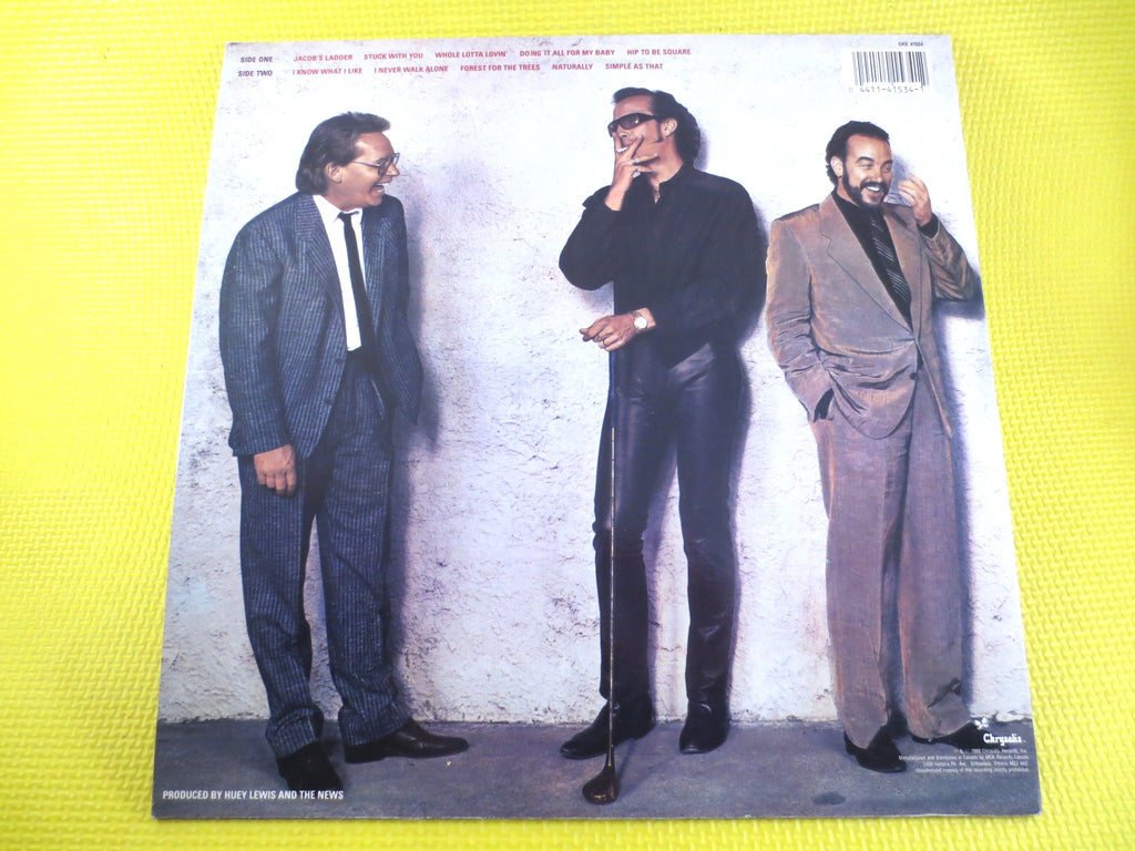 Huey Lewis and the News – Fore! (1986) Vinyl LP
