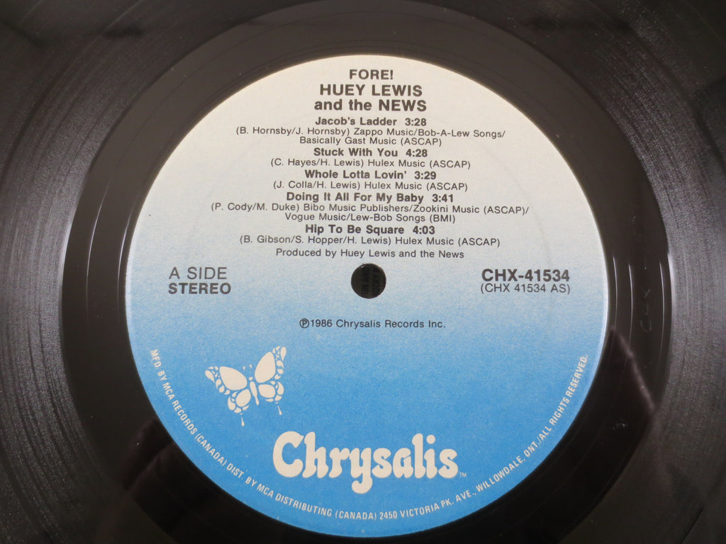 Huey Lewis and the News – Fore! (1986) Vinyl LP