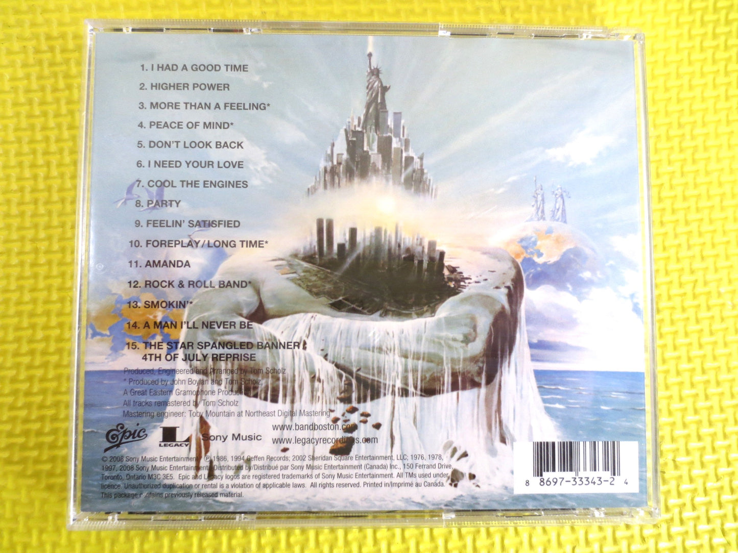 BOSTON, BOSTON Cd, Boston GREATEST Hits, Rock Cds, Music Cd, Boston Songs, Boston Album, Boston Hits, 70's Rock Cds, Vintage Cd, 1985 Compact Discs