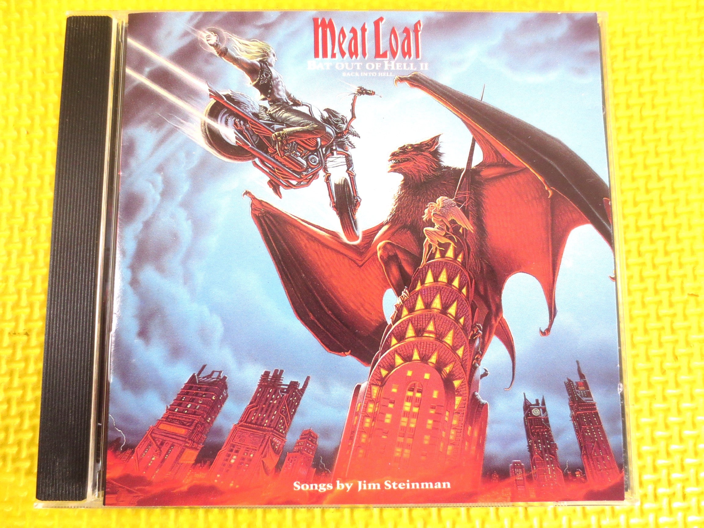 MEAT LOAF, Bat Out of Hell II, 1993 Compact Disc, Vintage Cd