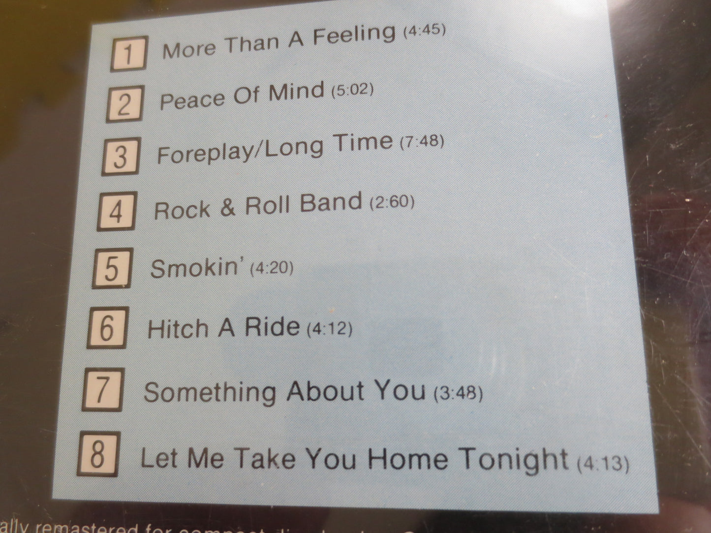 BOSTON, BOSTON Cd, Boston DEBUT, Rock Cds, Music Cd, Boston Songs, Boston Album, Boston Hits, 70's Rock Cds, Vintage Cd, 1985 Compact Discs