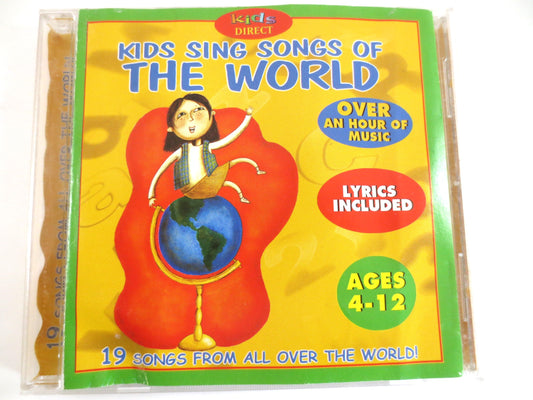 KIDS SING, SONGS of the World, Kids Cd, Lullabies Cd, Kids Compact Disc, Childrens Cd, Childrens Music, Kids Music Cd, Baby Cd, 2000 Cd