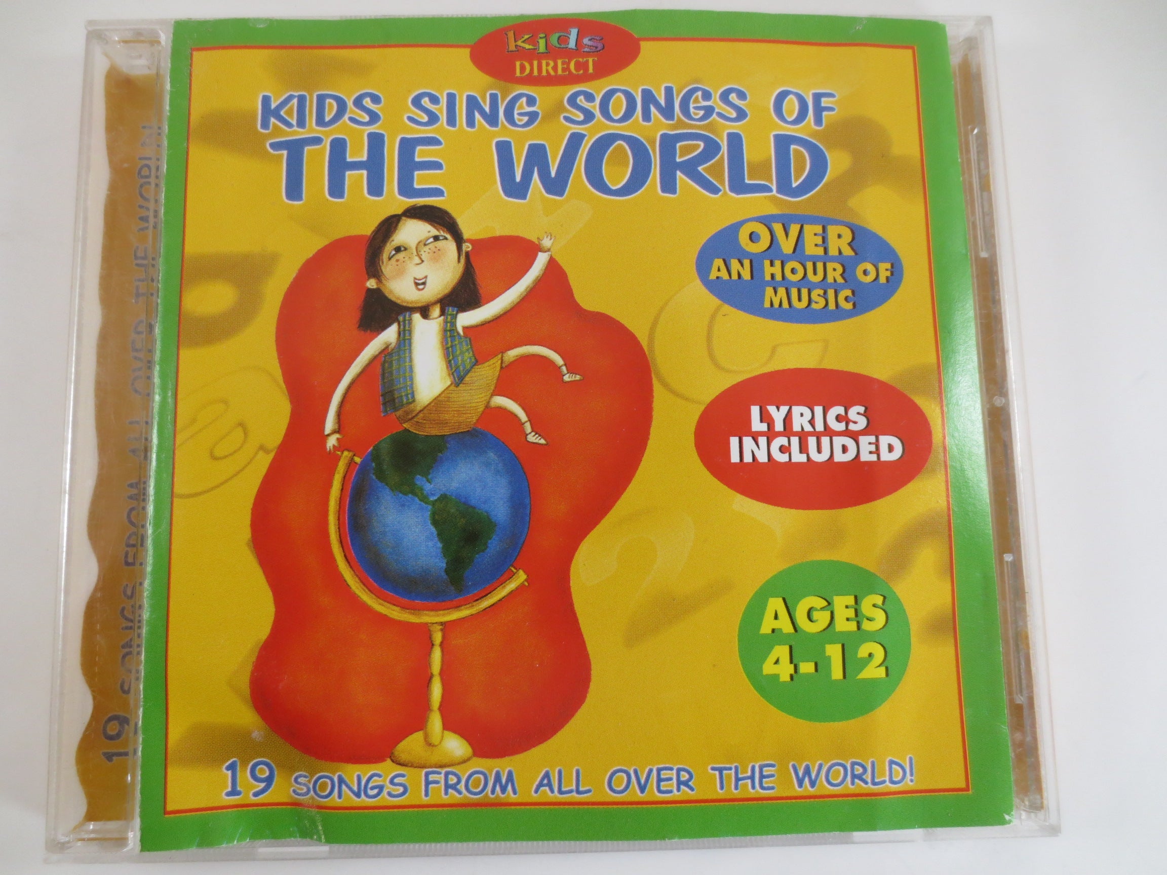KIDS SING, SONGS of the World, Kids Cd, Lullabies Cd, Kids Compact Disc, Childrens Cd, Childrens Music, Kids Music Cd, Baby Cd, 2000 Cd