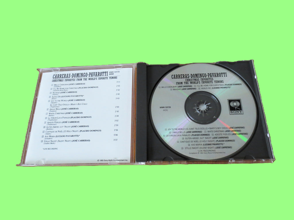 Pavarotti, Domingo & Carreras – Christmas Favorites from the World's Favorite Tenors (1993) CD