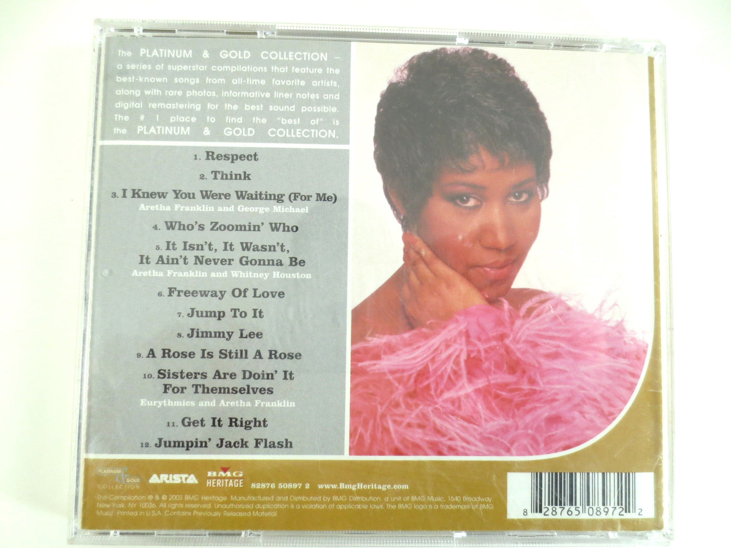 ARETHA FRANKLIN, GREATEST Hits, Aretha Franklin Cd, Soul Music Cd, Classic Soul Cd, Pop Cd, Vintage Cd's, 2003 Compact Disc