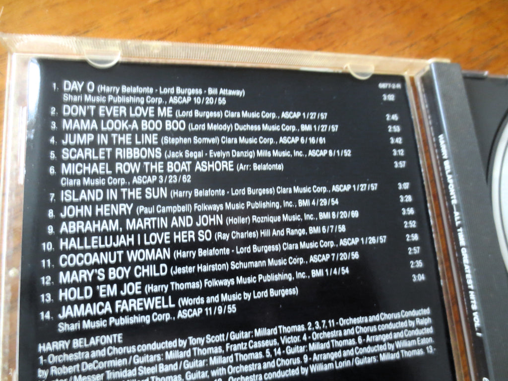 Harry Belafonte – All Time Greatest Hits Vol. I (1988) CD