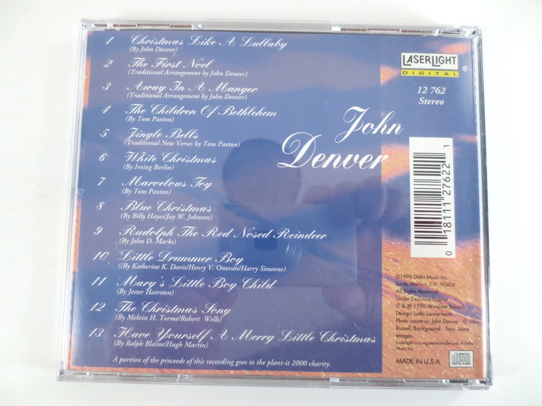 JOHN DENVER, CHRISTMAS Like A Lullaby, 1996 Compact Disc, Vintage Cd