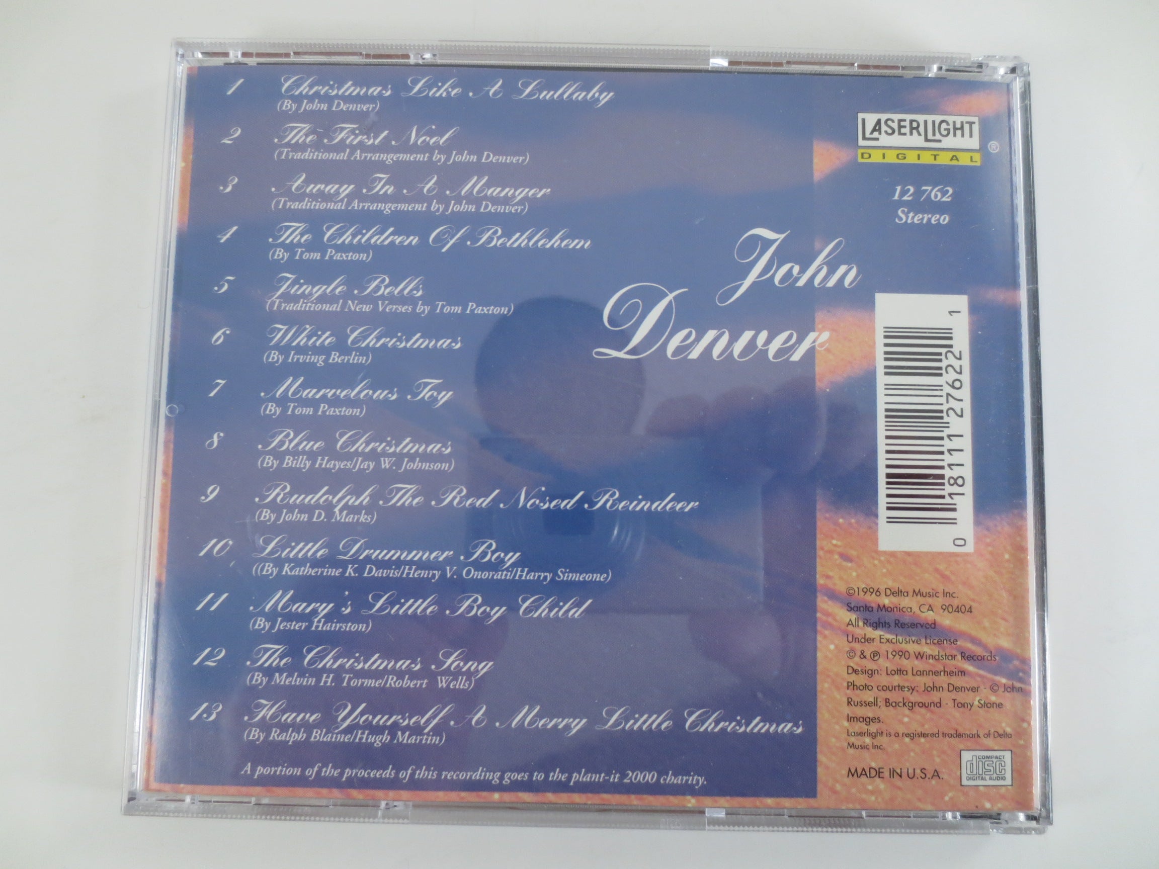JOHN DENVER, CHRISTMAS Like A Lullaby, 1996 Compact Disc, Vintage Cd