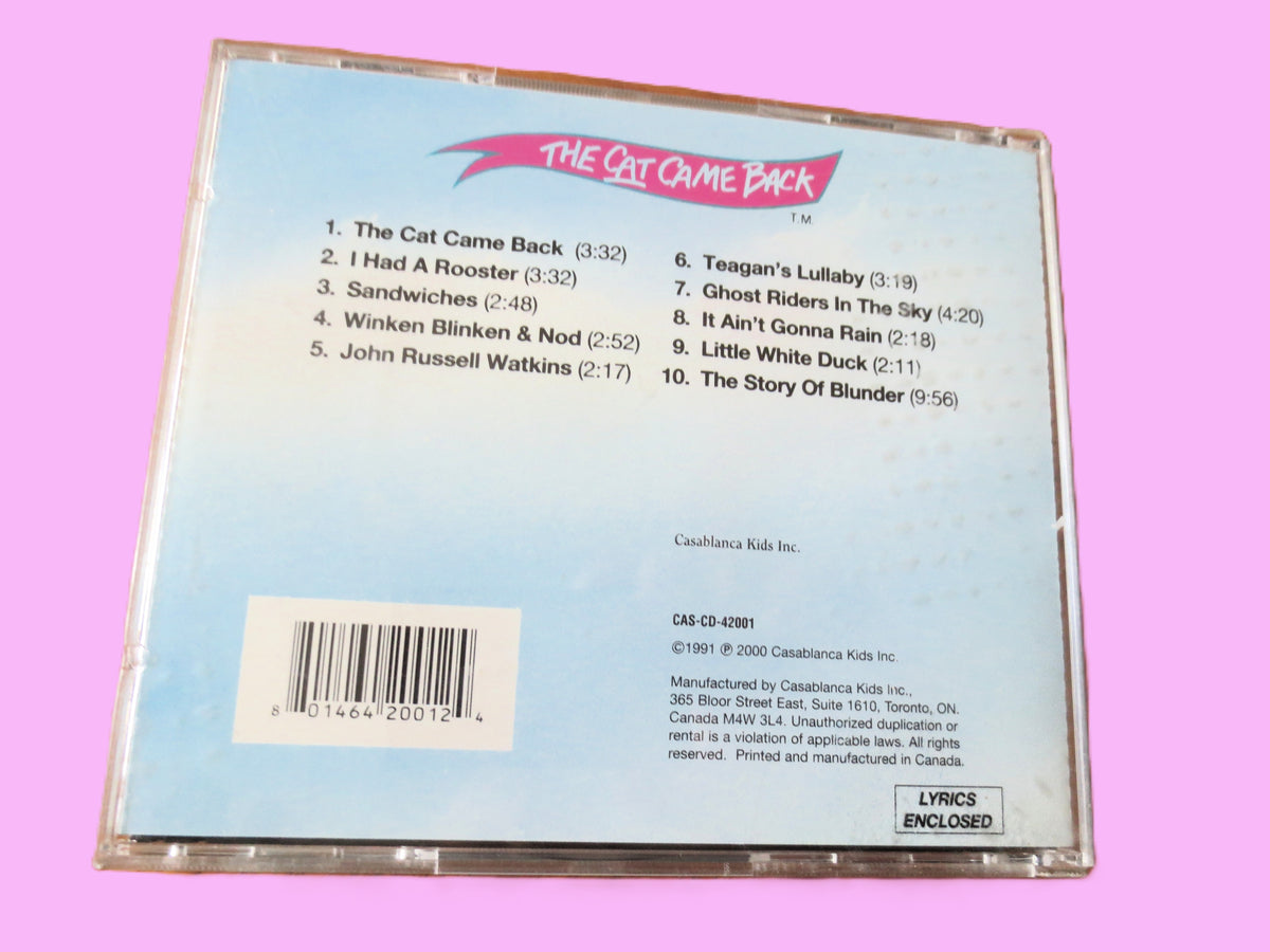 Fred Penner – The Cat Came Back (2000) CD