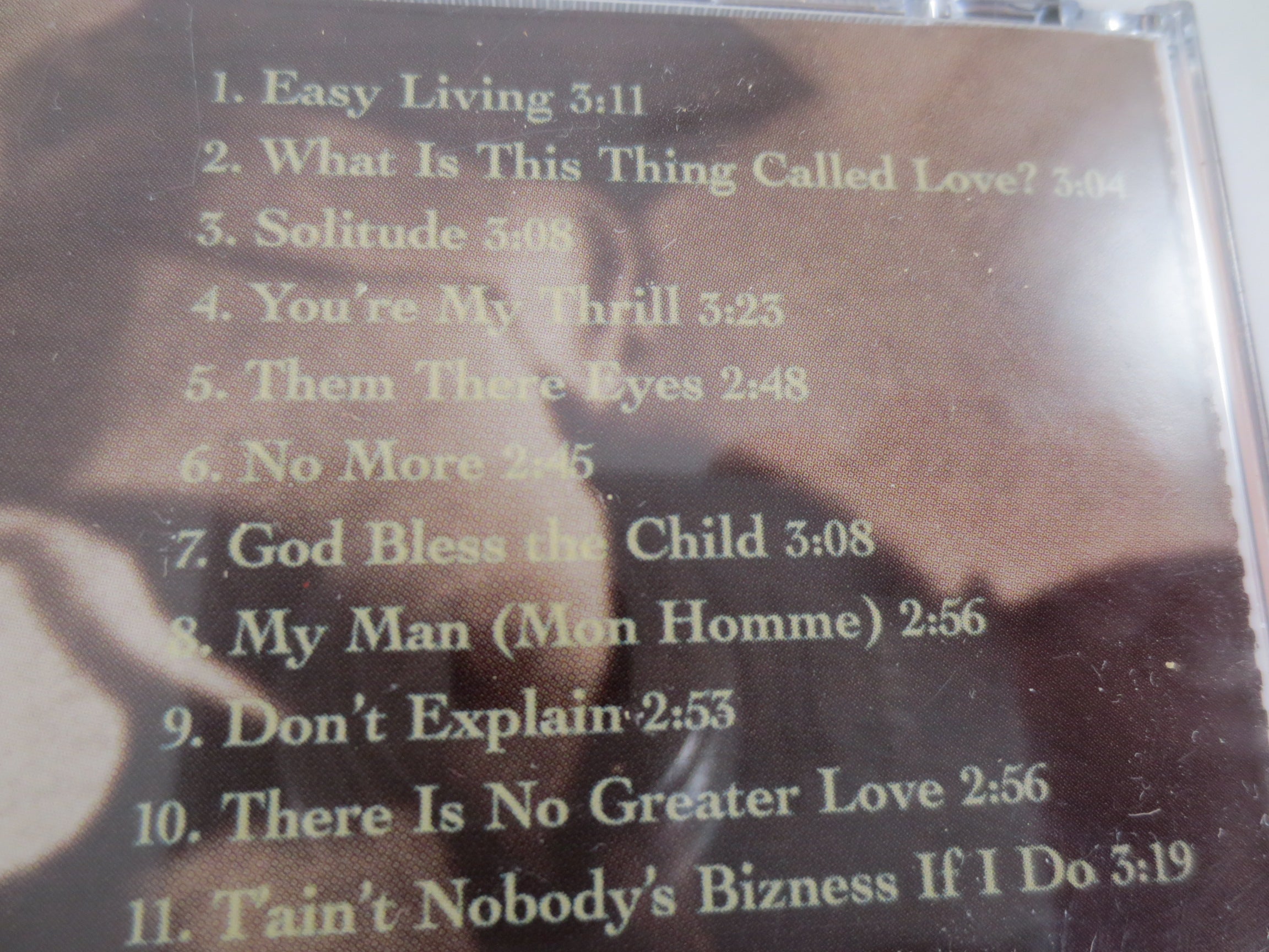 BILLIE HOLIDAY, GREATEST Hits, Billie Holiday Cd, Billie Holiday Album, Billie Holiday Hits, Jazz Music Cd, Vintage Cd, 1990 Compact Disc