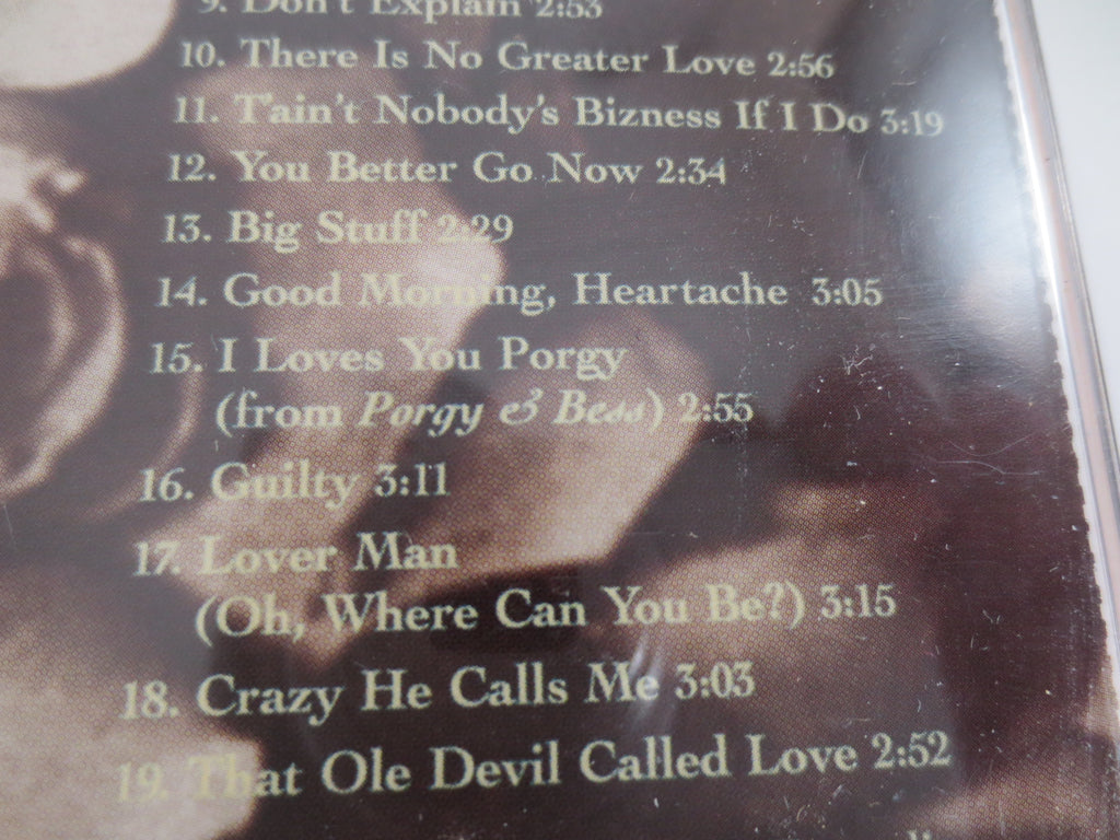 BILLIE HOLIDAY, GREATEST Hits, Billie Holiday Cd, Billie Holiday Album, Billie Holiday Hits, Jazz Music Cd, Vintage Cd, 1990 Compact Disc
