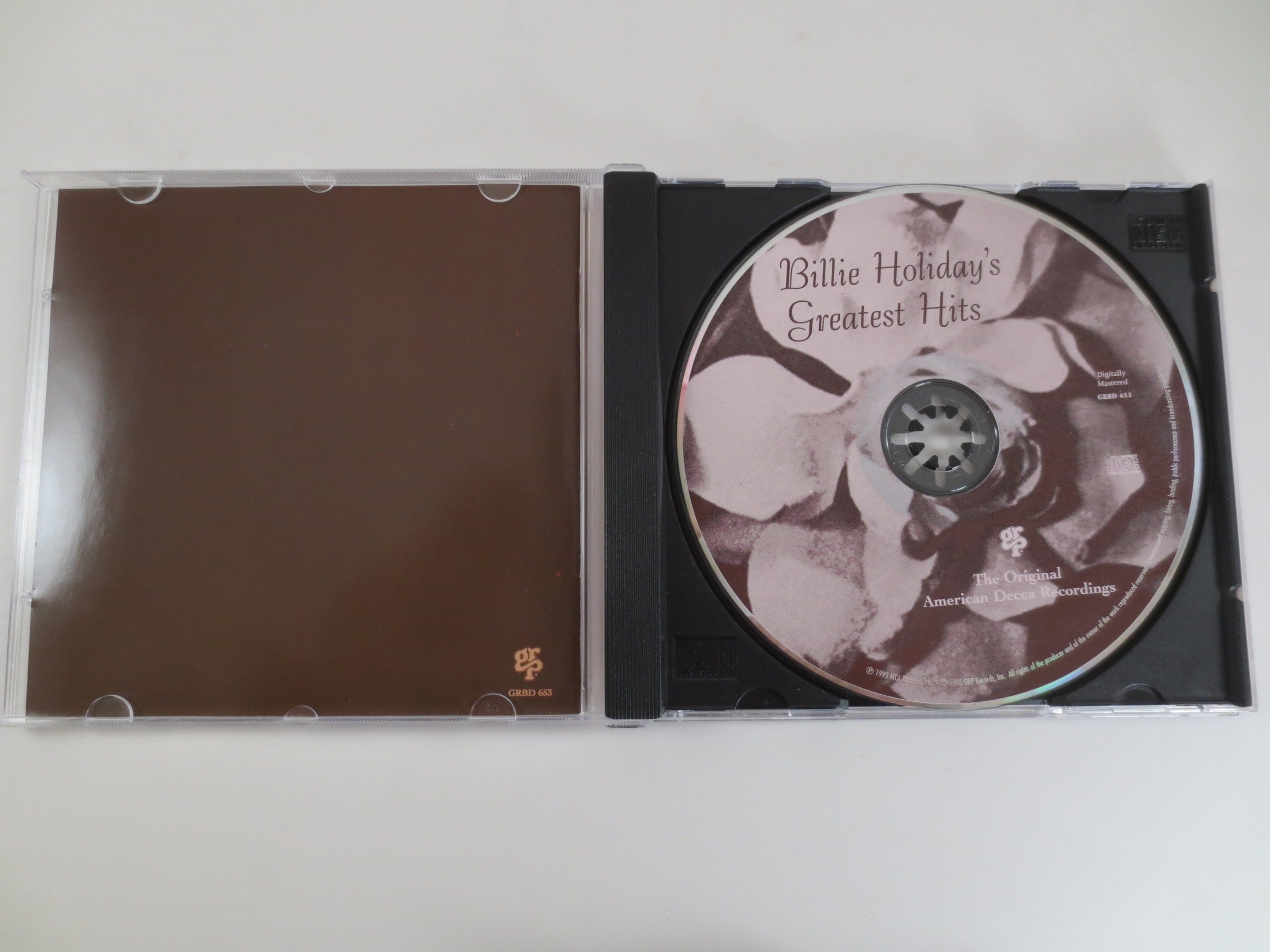 BILLIE HOLIDAY, GREATEST Hits, Billie Holiday Cd, Billie Holiday Album, Billie Holiday Hits, Jazz Music Cd, Vintage Cd, 1990 Compact Disc