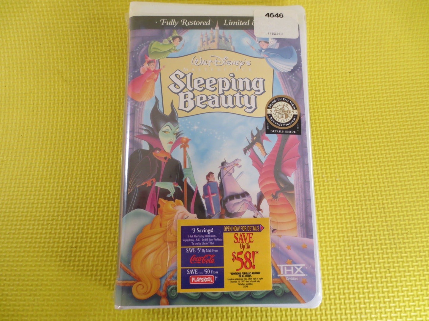 SLEEPING BEAUTY, Rare Vhs 11823, MASTERPIECE Collection, Walt Disney Vhs, Kids Vhs, Walt Disney Film, Classic Kids Vhs, Walt Disney Movie