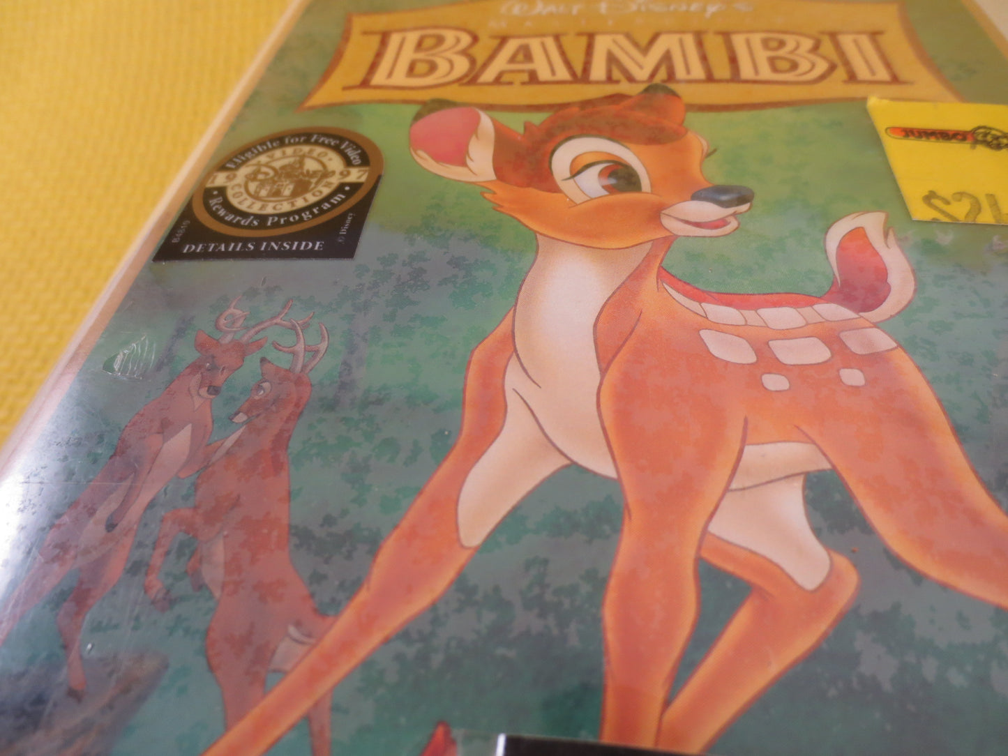 BAMBI, Factory SEALED, BAMBI Vhs Tape, 55 Anniversary, Rare Vhs 9505, Walt Disney Vhs, Disney Classic Vhs, World of Disney Vhs, Bambi Movie