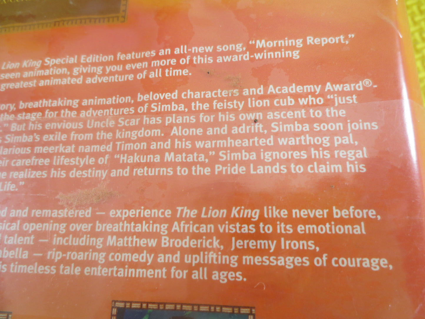 LION KING, Factory SEALED, Platinum Edition, Rare Vhs 30420, Debut Video, Walt Disney Vhs, Disney Classic Vhs, World of Disney Vhs, Disney