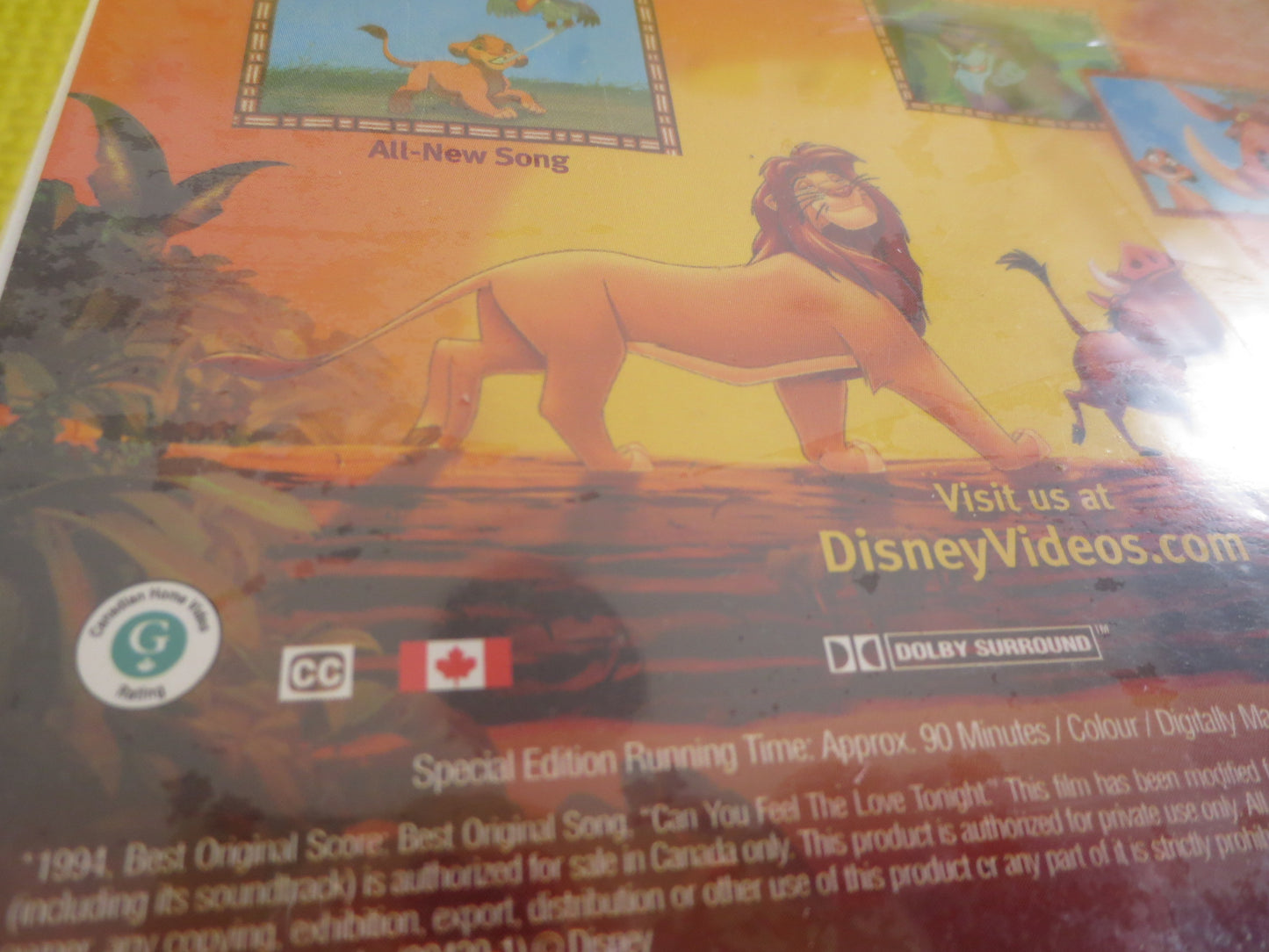 LION KING, Factory SEALED, Platinum Edition, Rare Vhs 30420, Debut Video, Walt Disney Vhs, Disney Classic Vhs, World of Disney Vhs, Disney