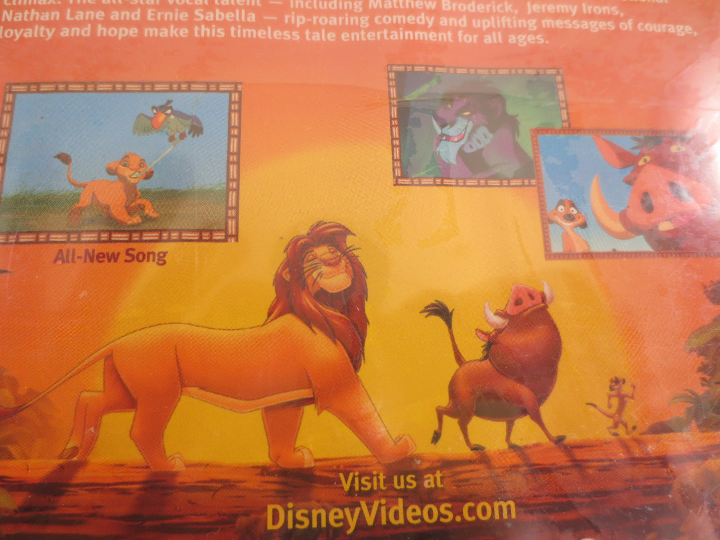 LION KING, Factory SEALED, Platinum Edition, Rare Vhs 30420, Debut Video, Walt Disney Vhs, Disney Classic Vhs, World of Disney Vhs, Disney