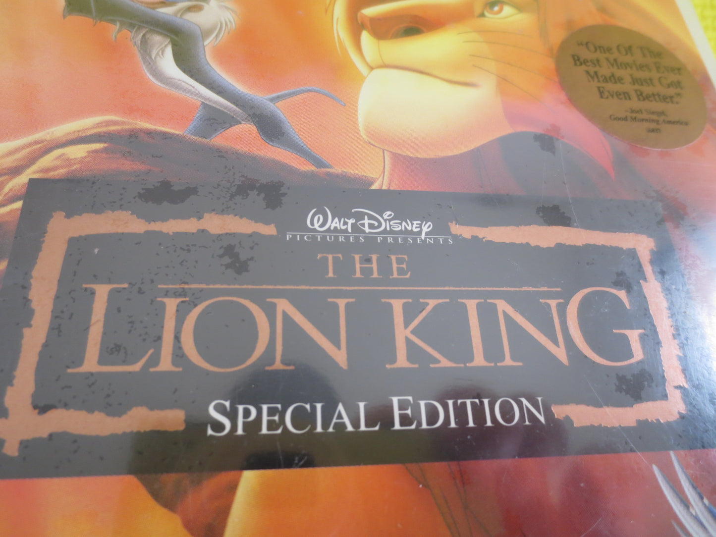 LION KING, Factory SEALED, Platinum Edition, Rare Vhs 30420, Debut Video, Walt Disney Vhs, Disney Classic Vhs, World of Disney Vhs, Disney