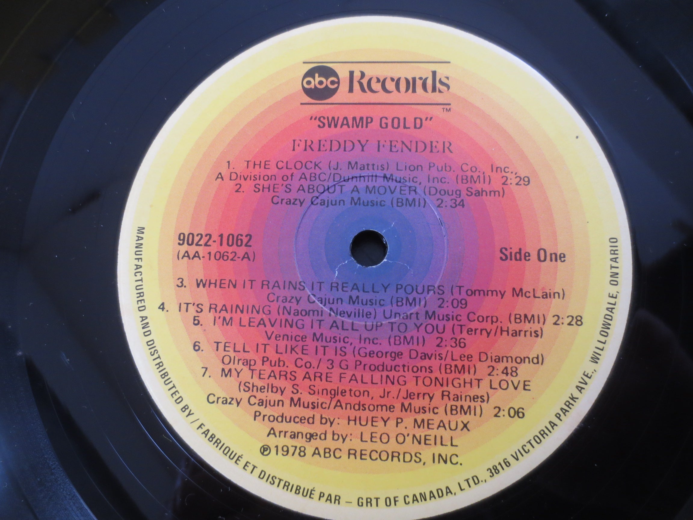 Freddie Fender – Swamp Gold (1978) Vinyl LP