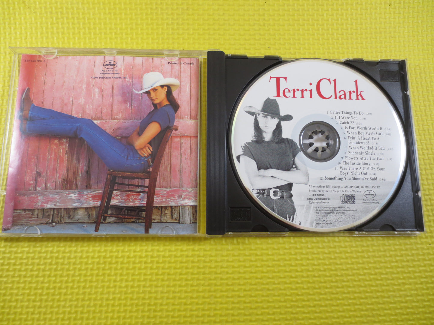 TERRI CLARK, DEBUT Album, Terri Clark Cd, Terri Clark Album, Terri Clark Songs, Terri Clark Hits, Country Cd, Vintage Cds, 1995 Compact Disc