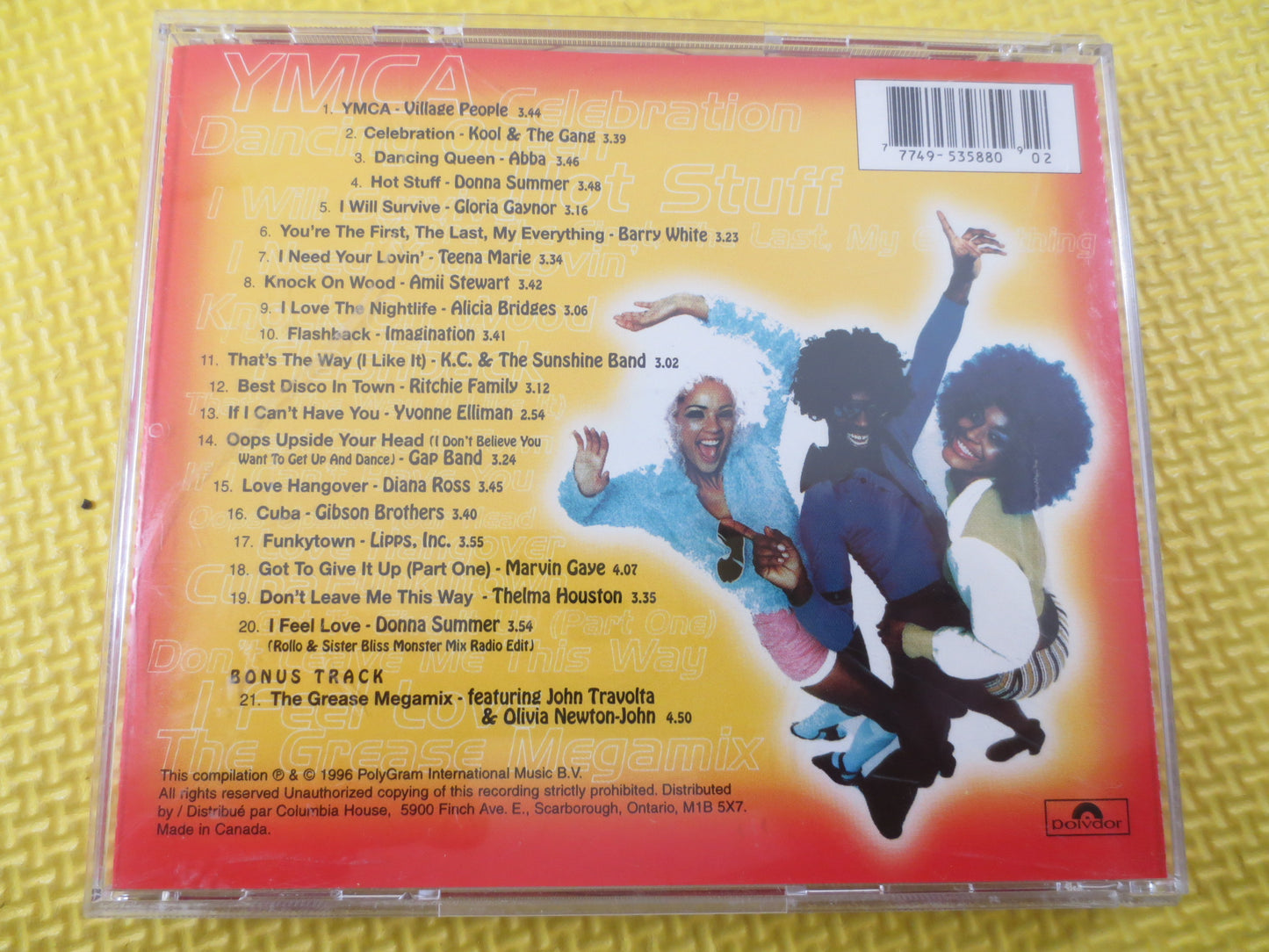 PURE DISCO, Disco MUSIC Cd, Abba Cd, Dance Music Cd, Disco Hits Cd, Disco Songs Cd, Barry White Cd, Gap Cd, Vintage Cds, 1996 Compact Discs