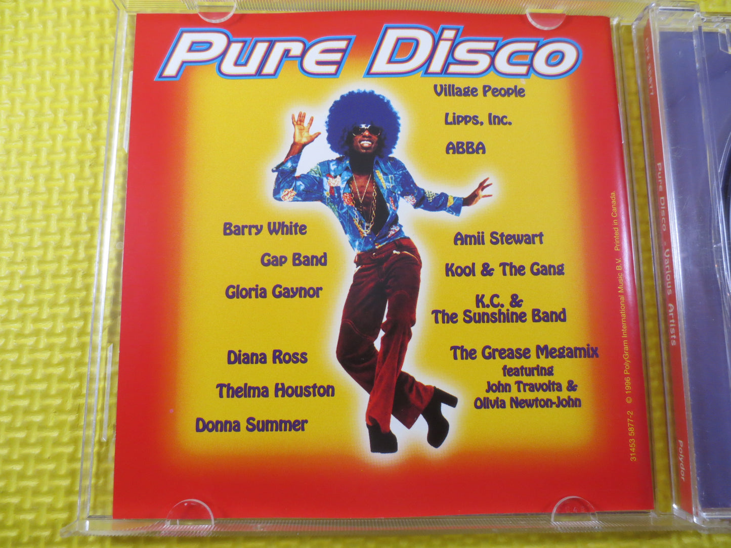 PURE DISCO, Disco MUSIC Cd, Abba Cd, Dance Music Cd, Disco Hits Cd, Disco Songs Cd, Barry White Cd, Gap Cd, Vintage Cds, 1996 Compact Discs