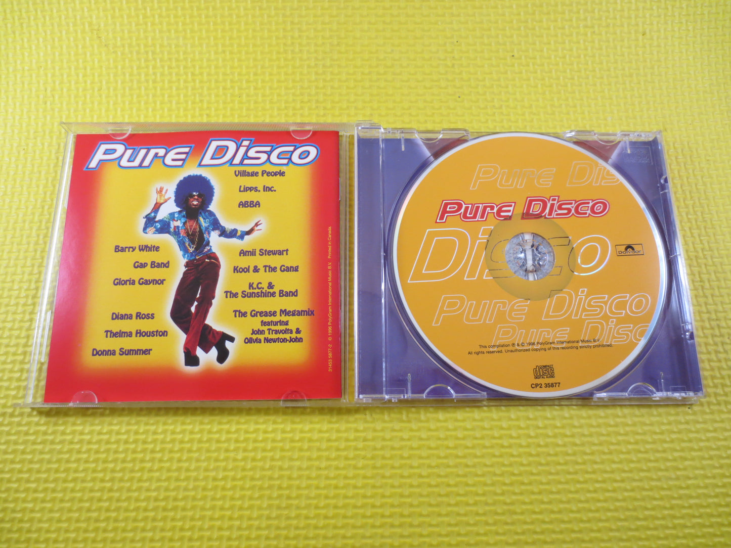 PURE DISCO, Disco MUSIC Cd, Abba Cd, Dance Music Cd, Disco Hits Cd, Disco Songs Cd, Barry White Cd, Gap Cd, Vintage Cds, 1996 Compact Discs