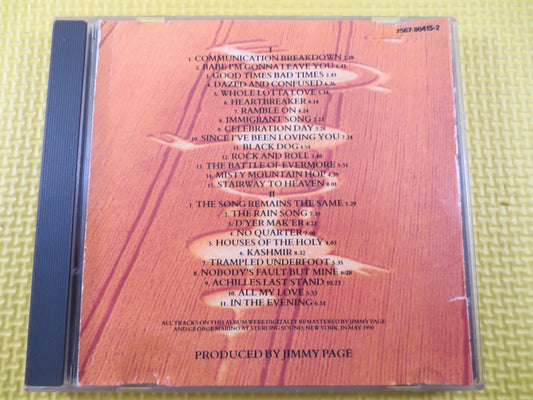 LED ZEPPELIN Cd, REMASTERS, Disc 2, Rock and Roll Cd, Led Zeppelin Album, Led Zeppelin Music, Led Zeppelin Song, Zeppelin Cd, Vintage Cd, Cd