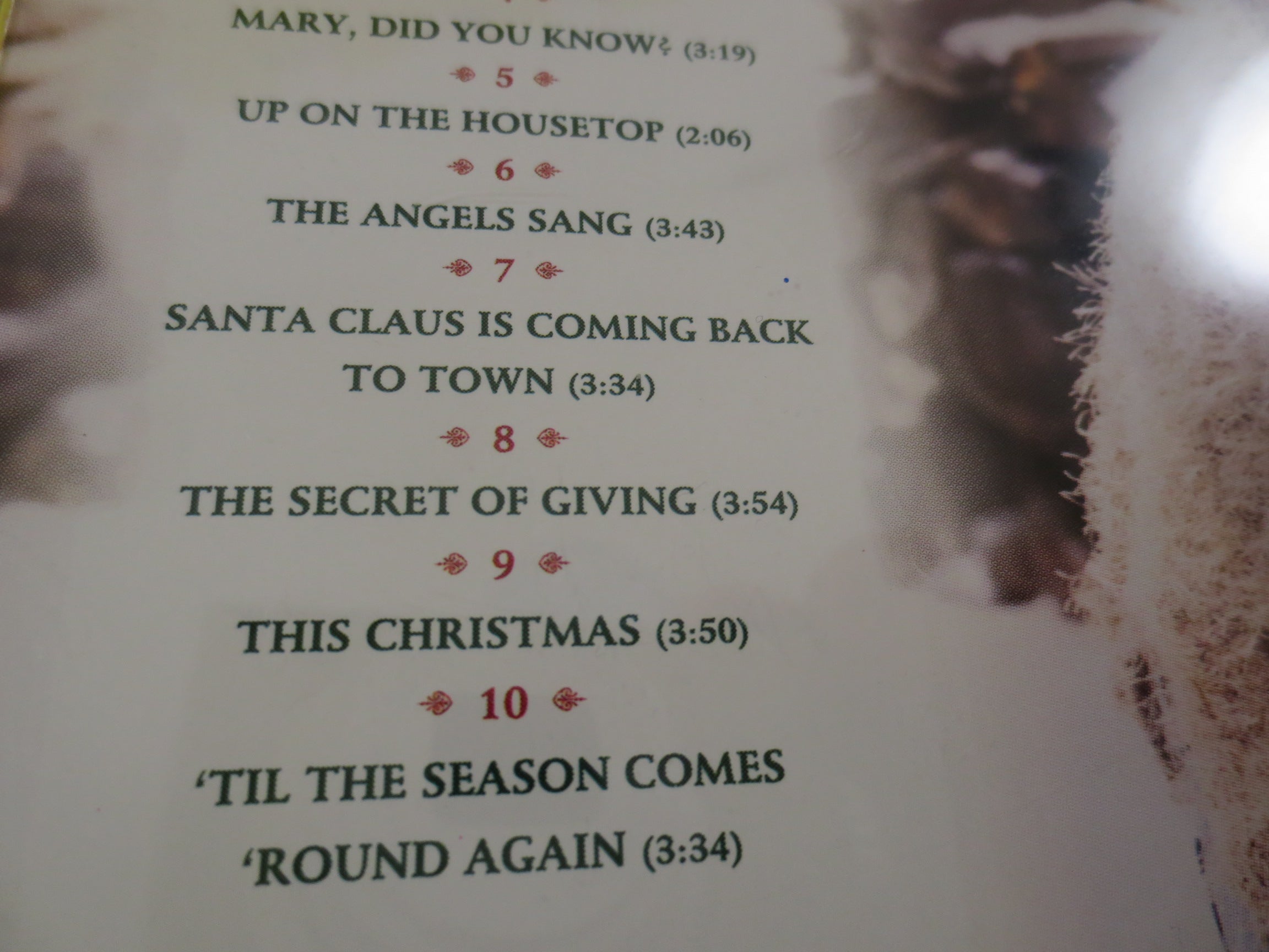 REBA McENTIRE, Secret of Giving, CHRISTMAS Music, 1999 Compact Disc, Vintage Cd,