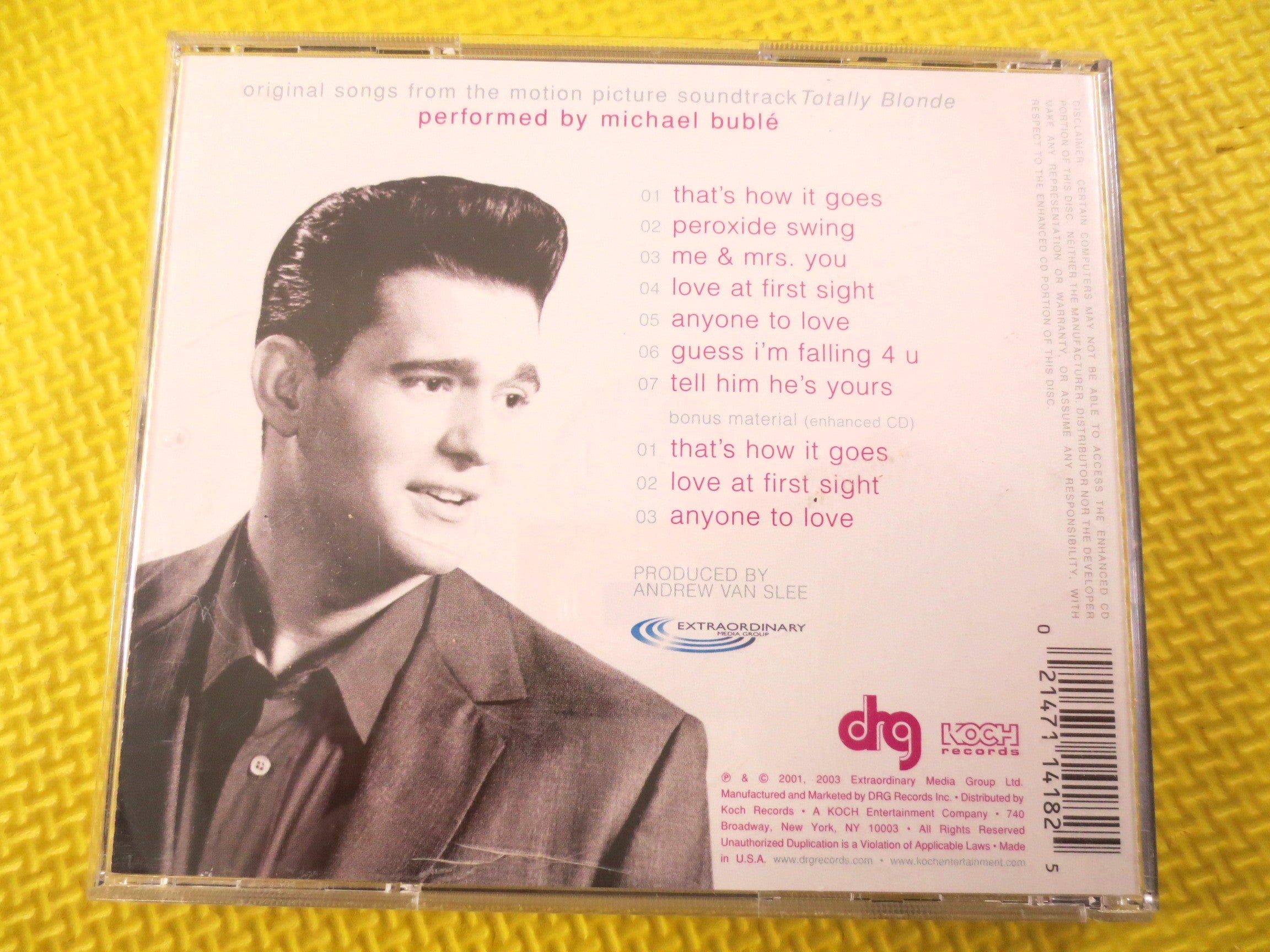 MICHAEL BUBLE, Totally Buble, 2003 Compact Disc, Vintage Cd