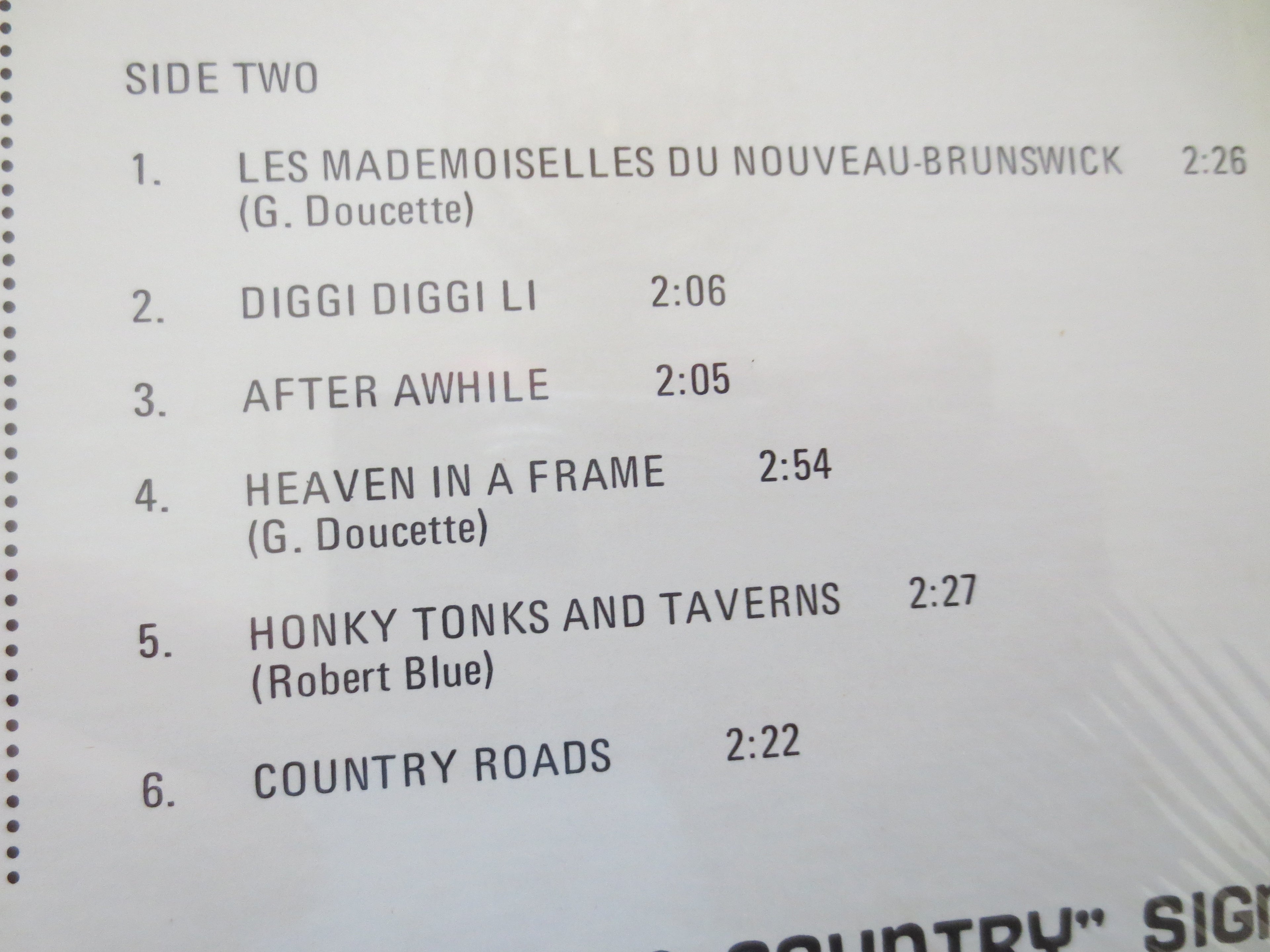GERRY DOUCETTE, On The Road, GERRY Doucette Album, Gerry Doucette Lp, Country Records, Country Album, Vinyl, 1973 Records