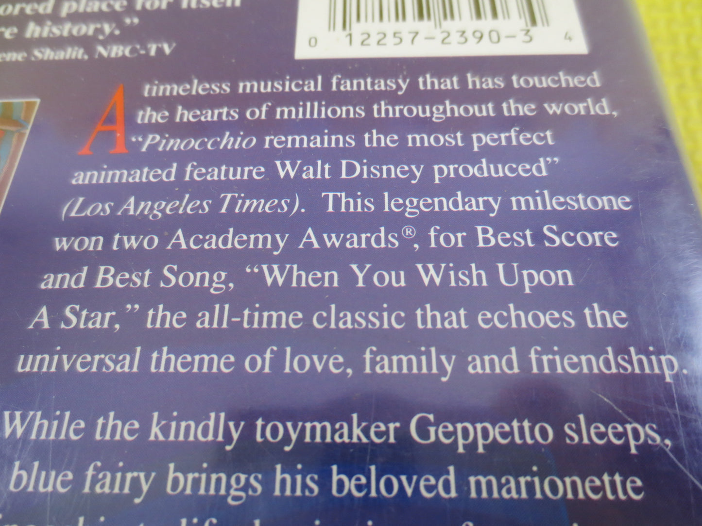PINOCCHIO, MASTERPIECE Edition, Vhs #239, Walt Disney Movie, Walt Disney Vhs, Pinocchio Vhs, Pinocchio Film, Disney Movies,Pinocchio Cartoon