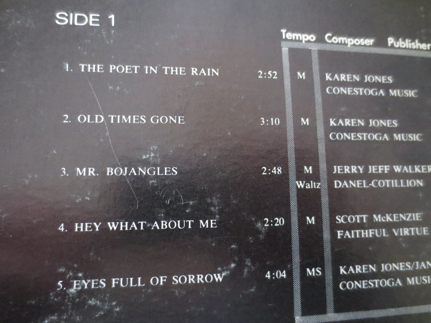 KAREN JONES, PEOPLE I Promised To Mention, Vintage Vinyl, Karen Jones Lp, Lps, Folk Vinyl, Country Record, Lp, 1971 Records