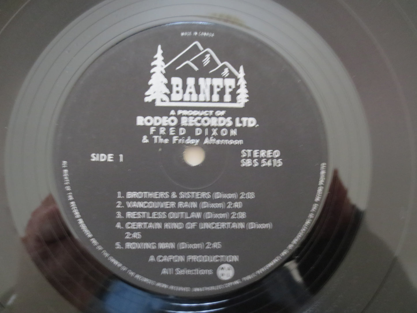 FRED DIXON, The FRIDAY Afternoon, Fred Dixon Record, Fred Dixon Album, Fred Dixon Lp, Vintage Vinyl, Vinyl Lp, 1973 Records