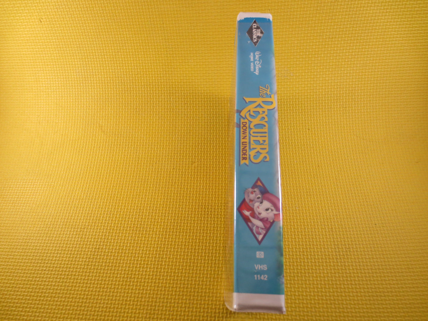 The RESCUERS, DOWNUNDER, Rare Vhs 1142, BLACK Diamond, The Rescuers Video, Walt Disney Vhs, The Rescuers Vhs, Disney Classic Vhs, Disney