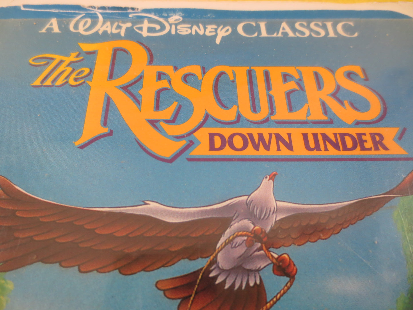 The RESCUERS, DOWNUNDER, Rare Vhs 1142, BLACK Diamond, The Rescuers Video, Walt Disney Vhs, The Rescuers Vhs, Disney Classic Vhs, Disney