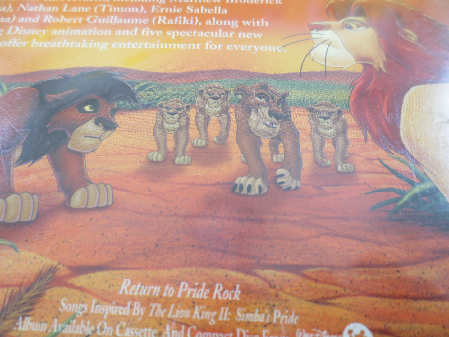 LION KING II, Simba's Pride, Rare Vhs 8804, Lion King Video, Walt Disney Vhs, Lion King Vhs, Disney Classic Vhs, World of Disney Vhs, Disney