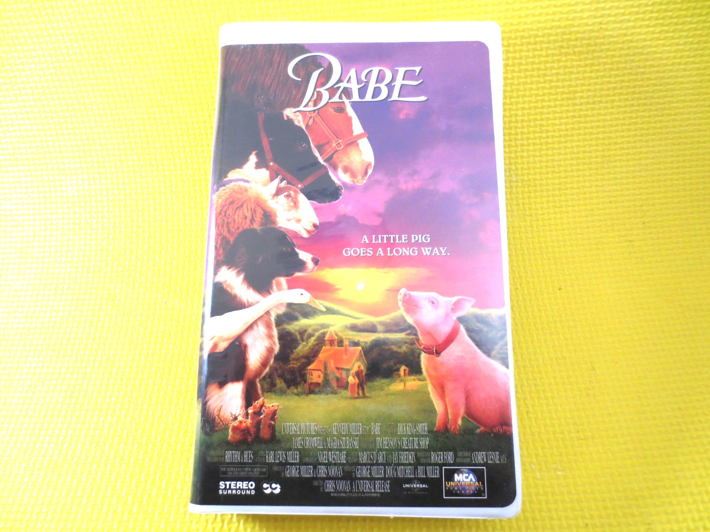 BABE Movie, BABE Vhs Tape, BABE, Babe Film, Rare Vhs 82453, Kids Video, Kids Vhs, Childrens Vhs, Classic Kids Vhs, Adventure Movie, Kid Film