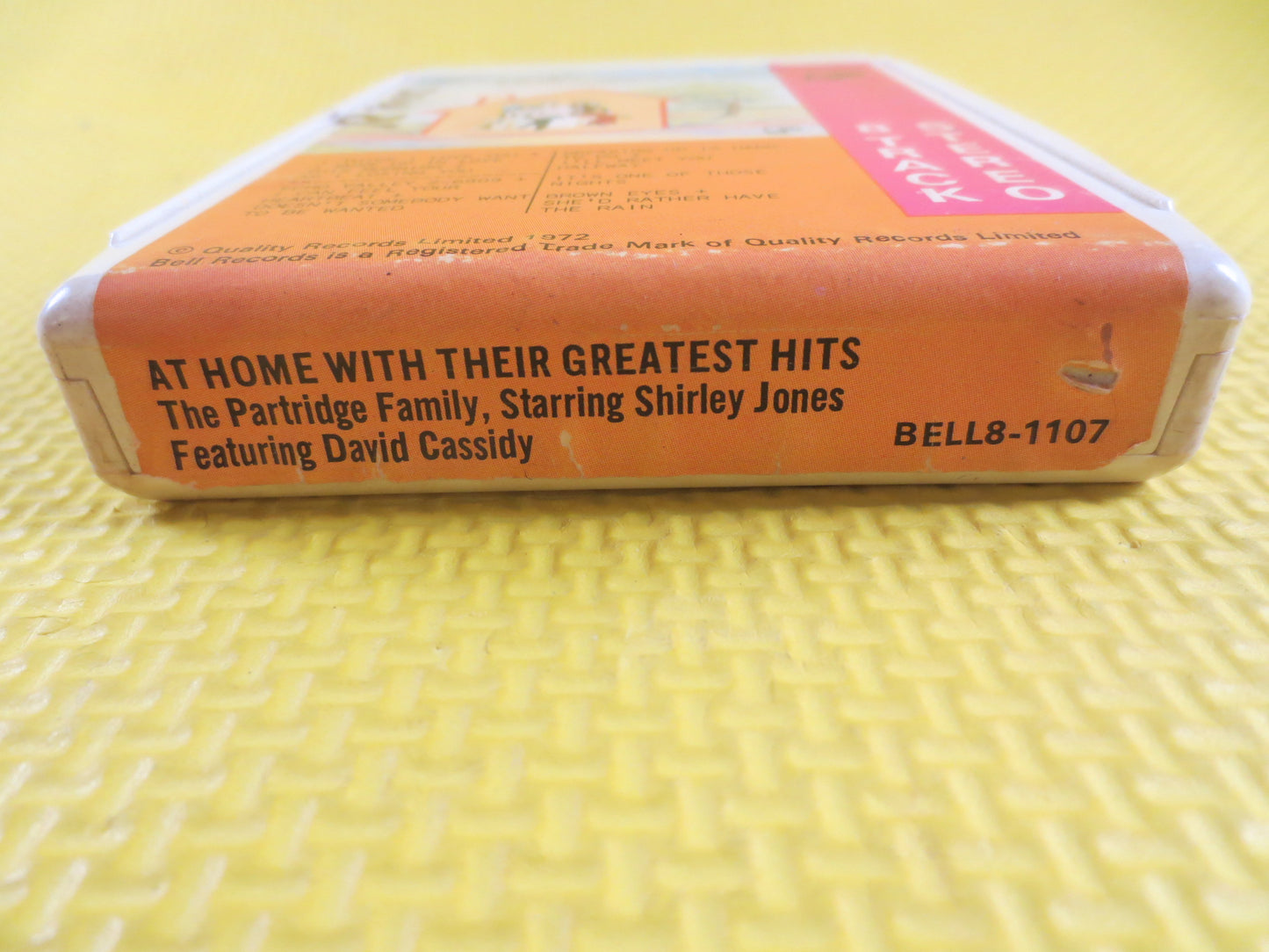 PARTRIDGE Family, 8 Track Tape, GREATEST Hits, Tapes, David Cassidy Tape, Pop Music Tape, 8 Track Cassette, Partridge Hits, 1972 8-Track