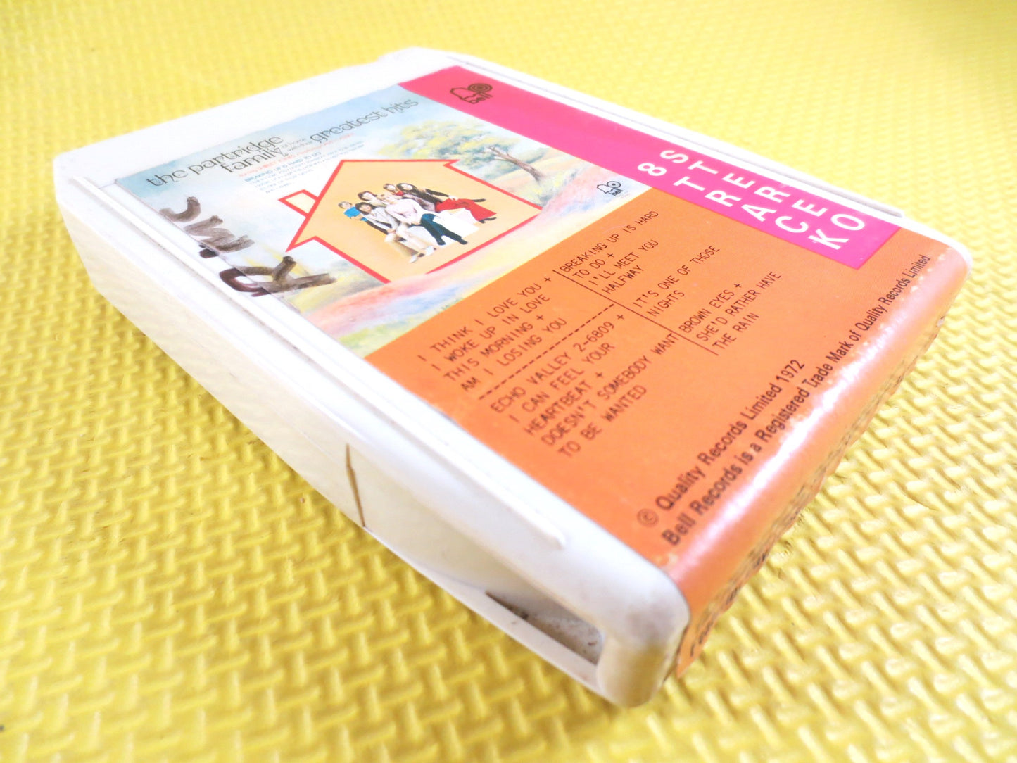 PARTRIDGE Family, 8 Track Tape, GREATEST Hits, Tapes, David Cassidy Tape, Pop Music Tape, 8 Track Cassette, Partridge Hits, 1972 8-Track