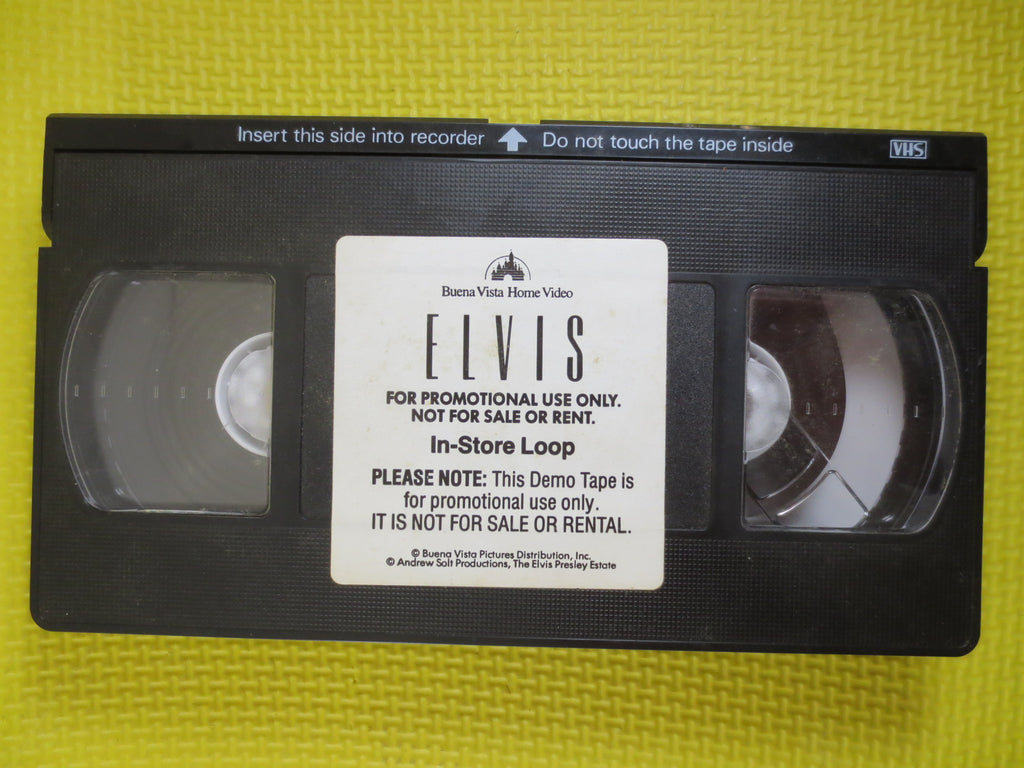 Elvis Presley – 1977 Concert Ticket & Rare Promo Store Demo VHS Loop Tape