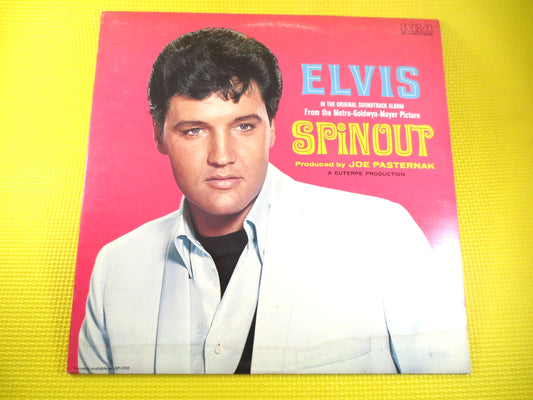 ELVIS PRESLEY, SPINOUT, Elvis Record, Elvis Vinyl, Elvis Lp, Elvis Album, Elvis Soundtrack, Movie Soundtrack, Vintage Records, 1966 Records