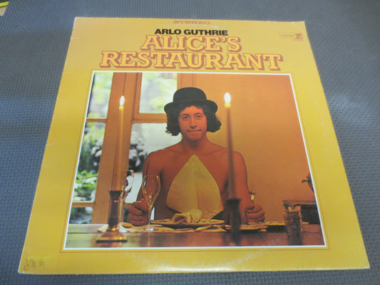 ARLO GUTHRIE, ALICE's Restaurant, Arlo Guthrie Record, Arlo Guthrie Album, Country Records, Folk Music, Lps, 1967 Records