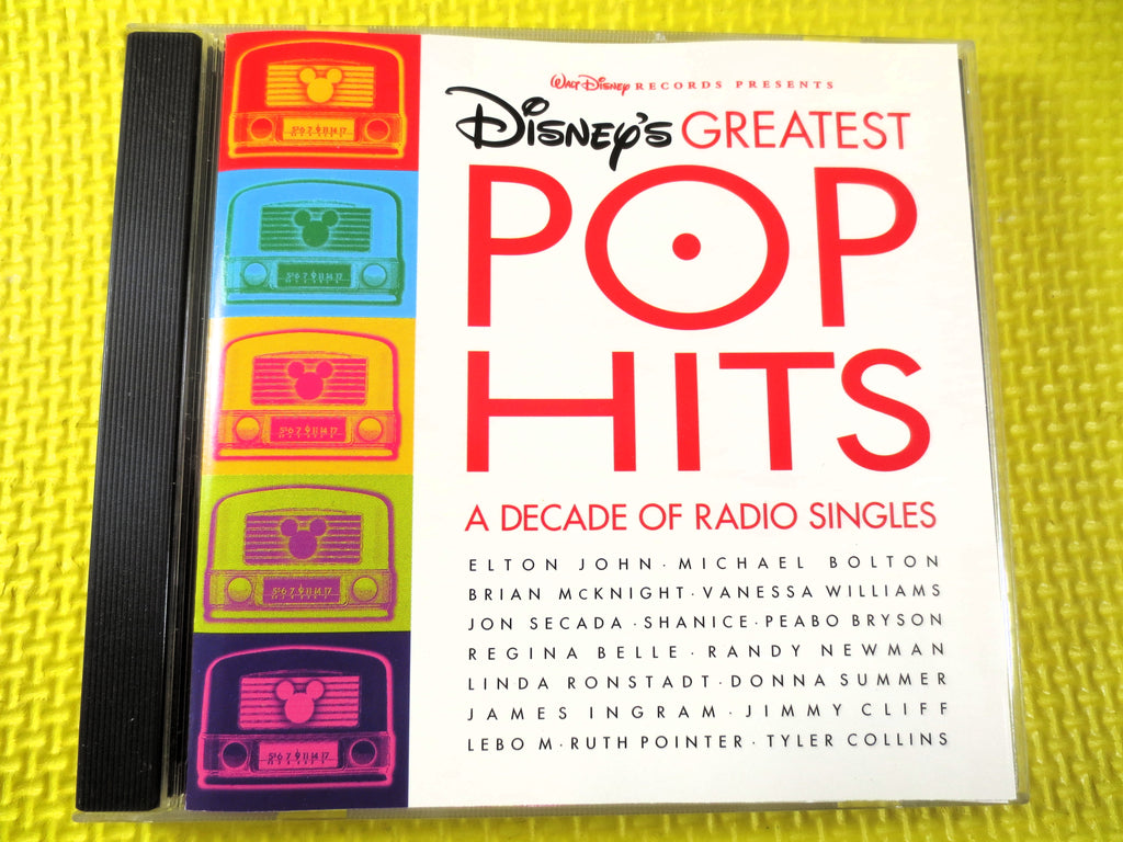 DISNEY's GREATEST Pop HITS, 1998 Compact Disc, Vintage Cd