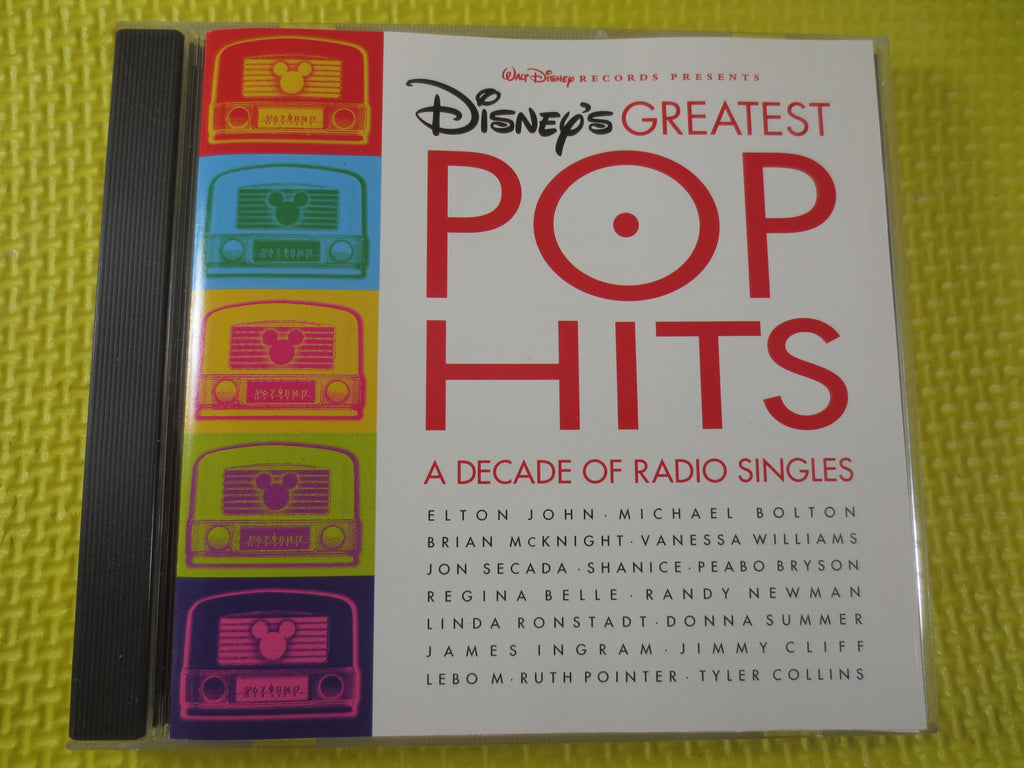 DISNEY's GREATEST Pop HITS, 1998 Compact Disc, Vintage Cd