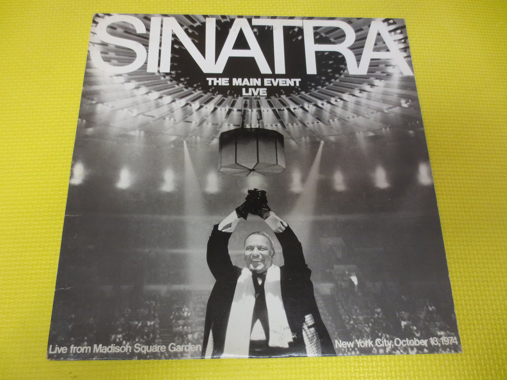 FRANK SINATRA, The Main Event LIVE, Big Band, Vintage Album, 1974 Record, Vinyl Lp