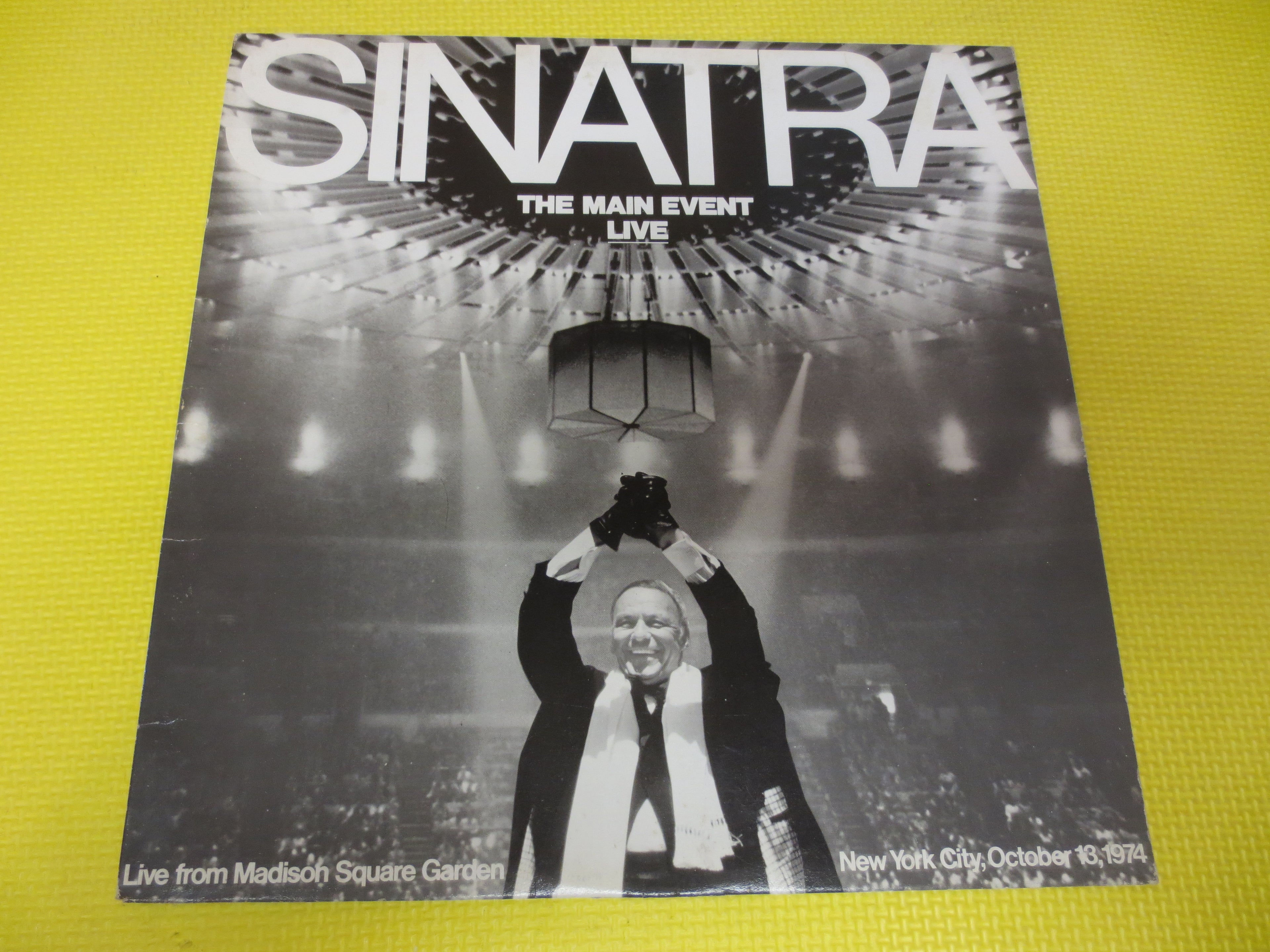 FRANK SINATRA, The Main Event LIVE, Big Band, Vintage Album, 1974 Record, Vinyl Lp