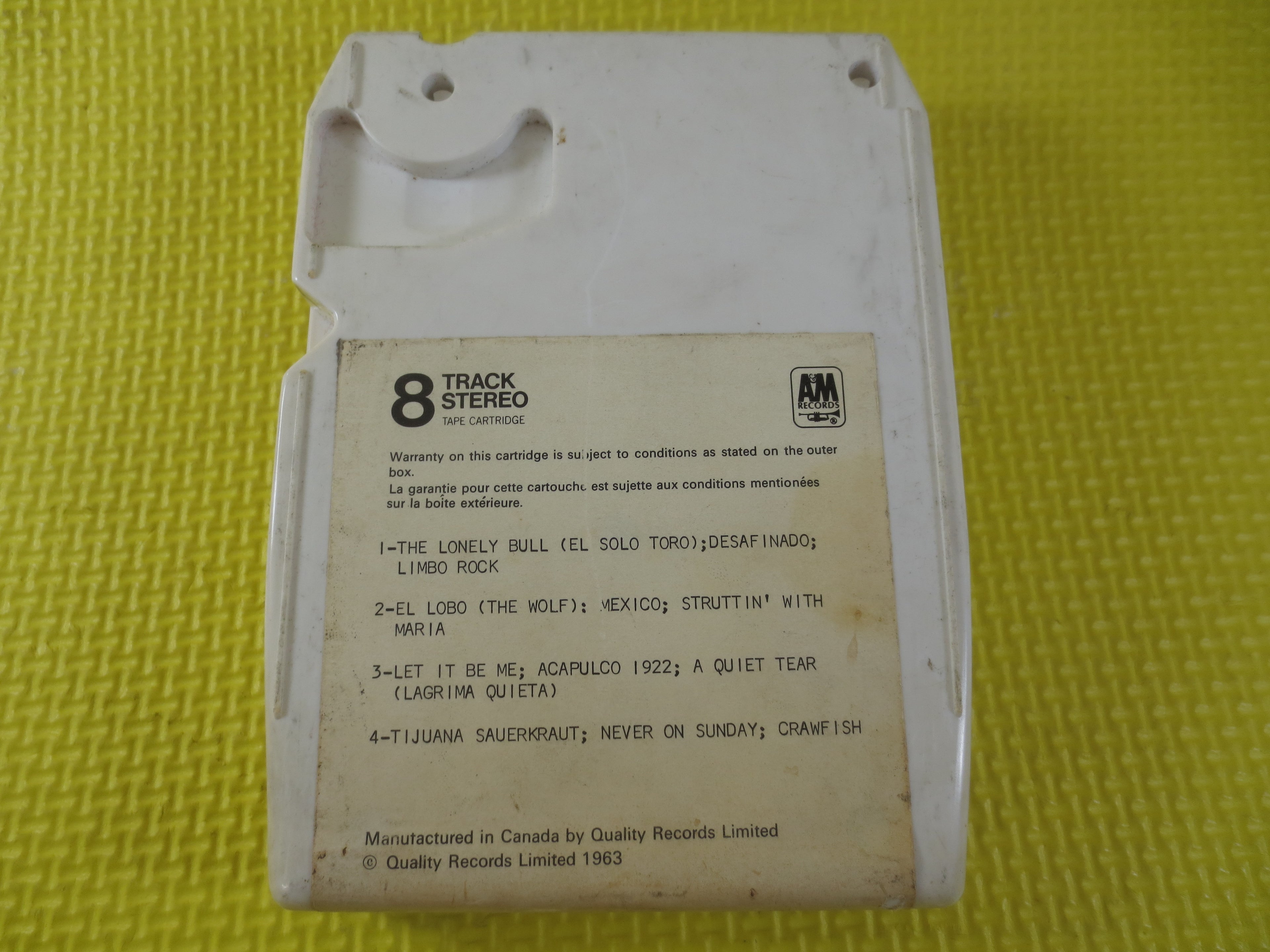 Herb Alpert & the Tijuana Brass – The Lonely Bull (1972) 8-Track