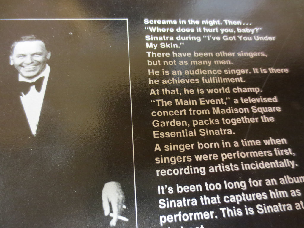FRANK SINATRA, The Main Event LIVE, Big Band, Vintage Album, 1974 Record, Vinyl Lp
