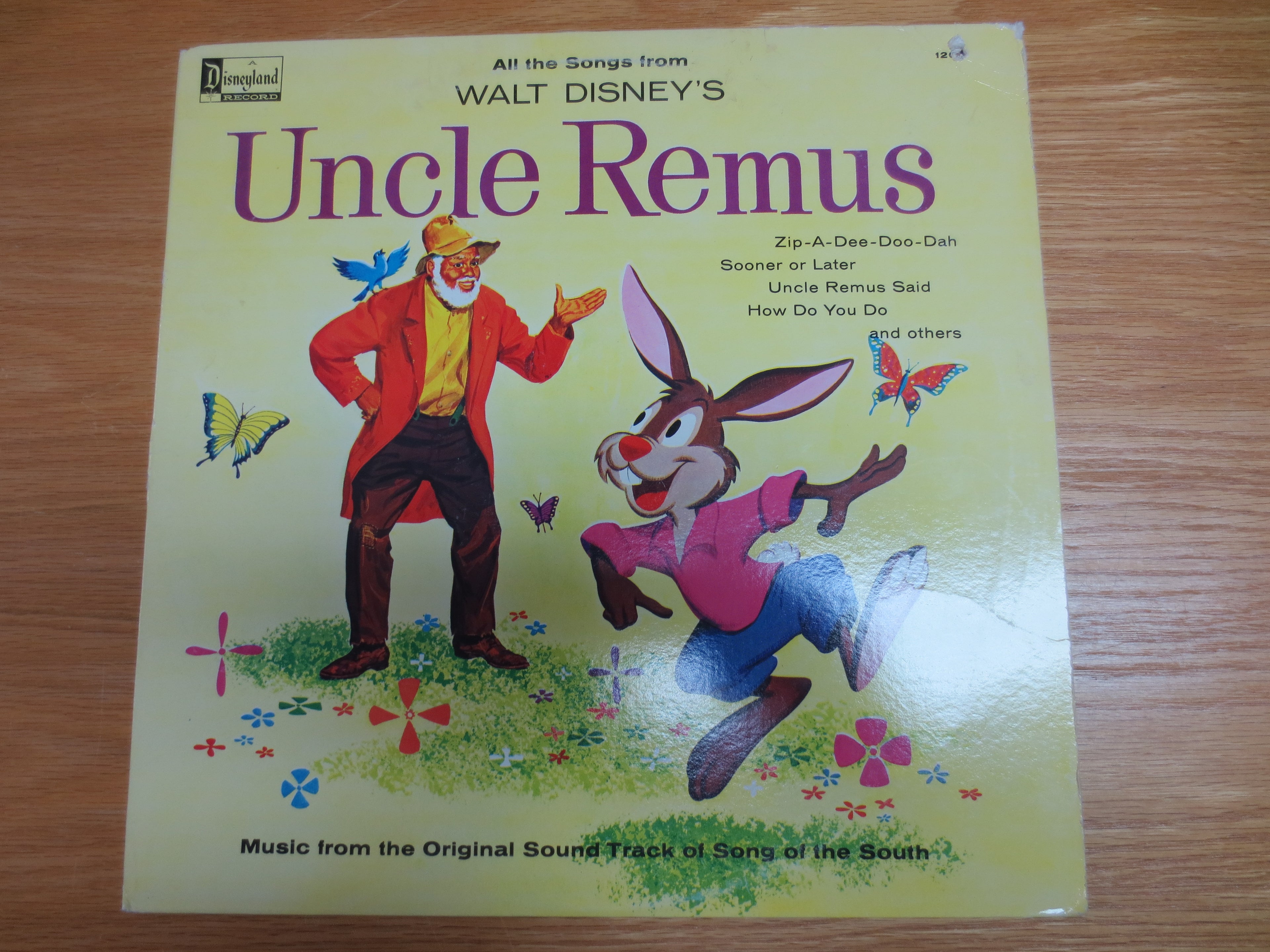 Walt Disney's Uncle Remus (1963) Disneyland Records Vinyl LP